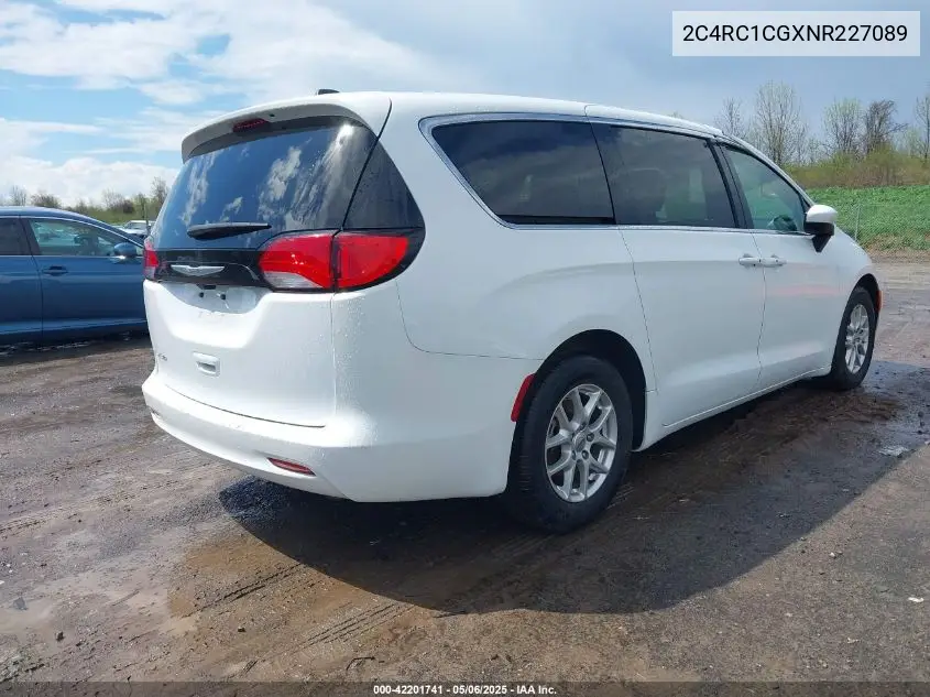 2022 Chrysler Voyager Lx VIN: 2C4RC1CGXNR227089 Lot: 42201741