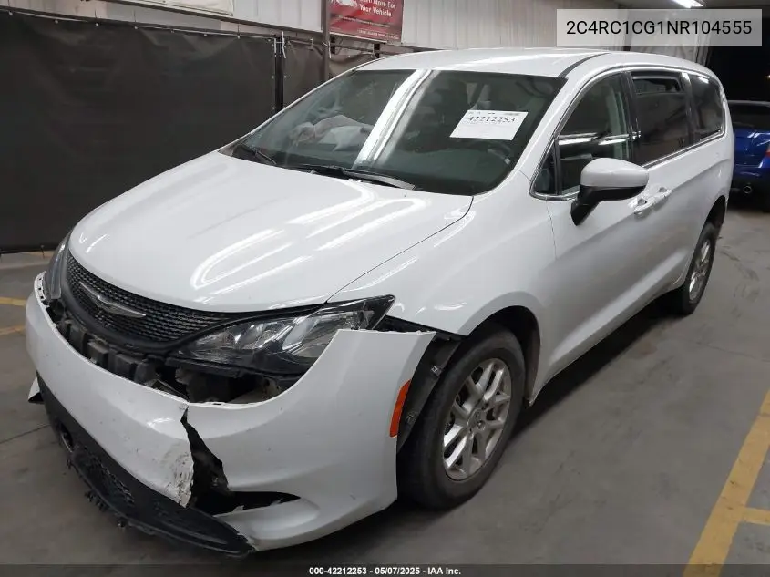 2022 Chrysler Voyager Lx VIN: 2C4RC1CG1NR104555 Lot: 42212253