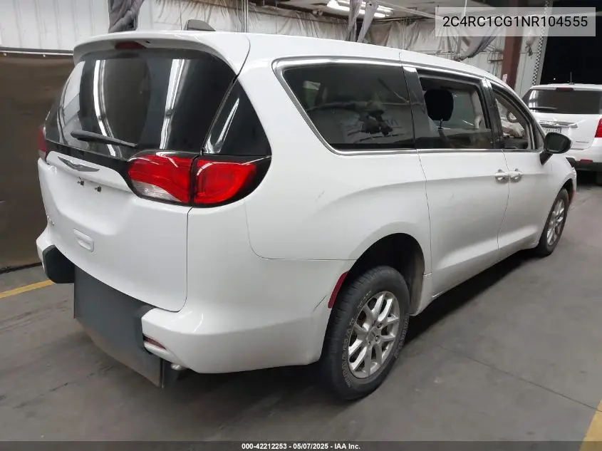 2022 Chrysler Voyager Lx VIN: 2C4RC1CG1NR104555 Lot: 42212253