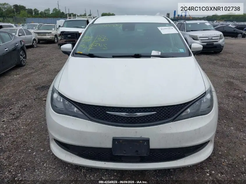 2022 Chrysler Voyager Lx VIN: 2C4RC1CGXNR102738 Lot: 42340024