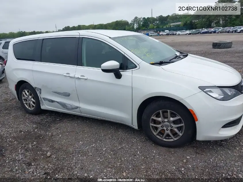 2022 Chrysler Voyager Lx VIN: 2C4RC1CGXNR102738 Lot: 42340024