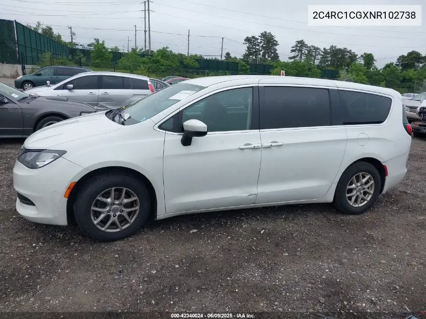 2022 Chrysler Voyager Lx VIN: 2C4RC1CGXNR102738 Lot: 42340024