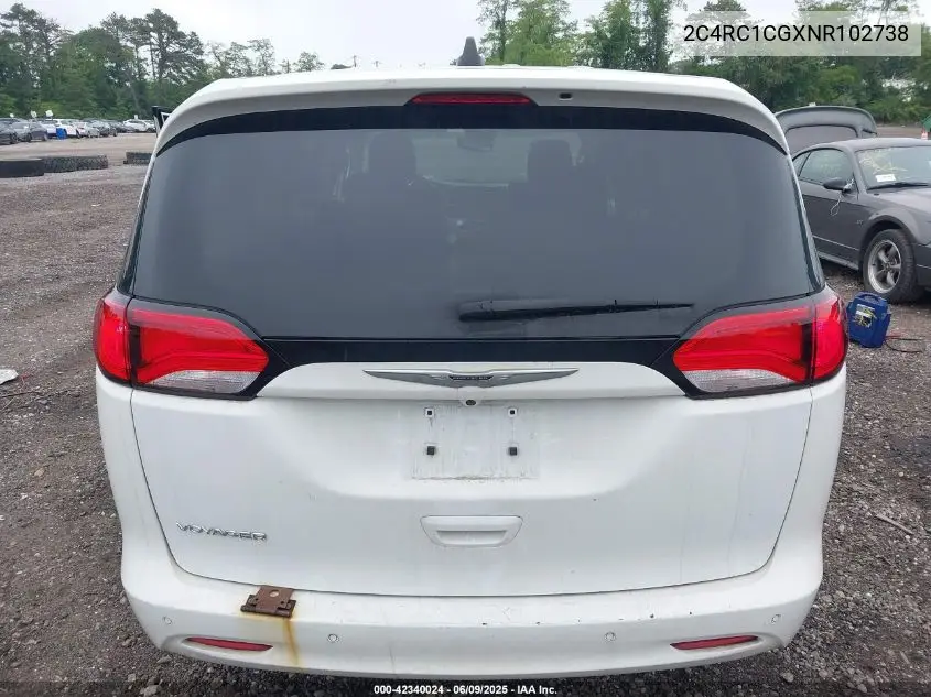 2022 Chrysler Voyager Lx VIN: 2C4RC1CGXNR102738 Lot: 42340024