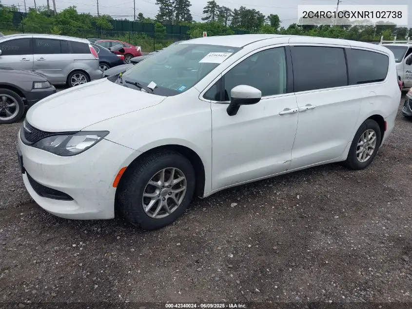 2022 Chrysler Voyager Lx VIN: 2C4RC1CGXNR102738 Lot: 42340024