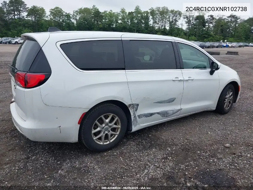 2022 Chrysler Voyager Lx VIN: 2C4RC1CGXNR102738 Lot: 42340024