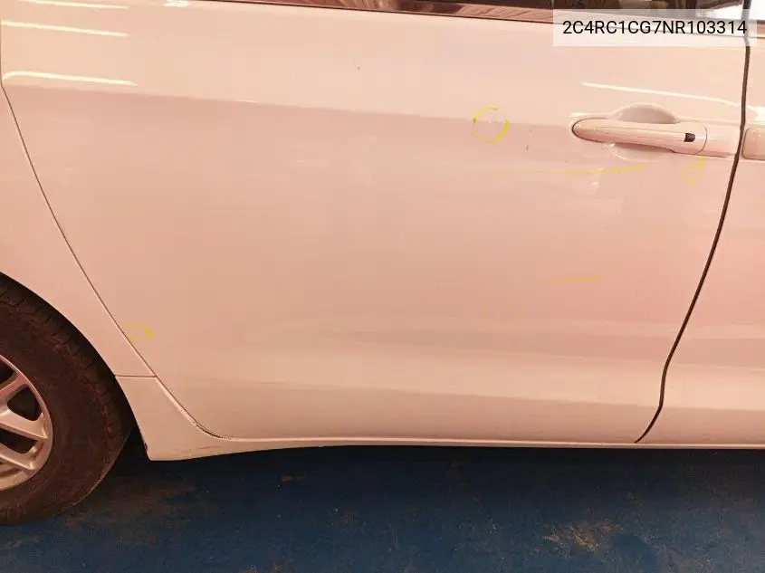 2022 Chrysler Voyager Lx VIN: 2C4RC1CG7NR103314 Lot: 42631323