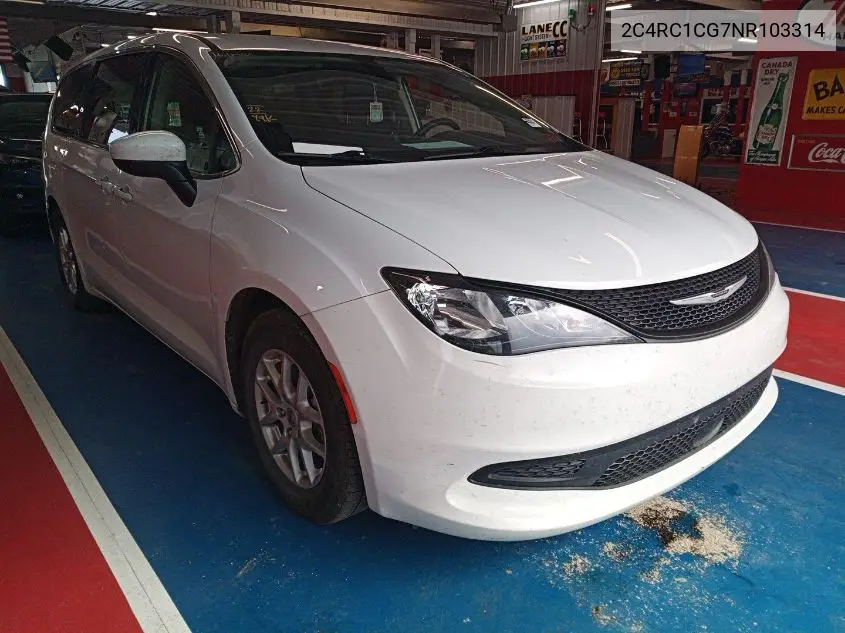 2022 Chrysler Voyager Lx VIN: 2C4RC1CG7NR103314 Lot: 42631323