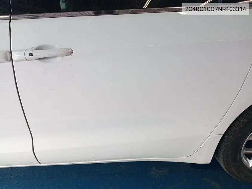 2022 Chrysler Voyager Lx VIN: 2C4RC1CG7NR103314 Lot: 42631323