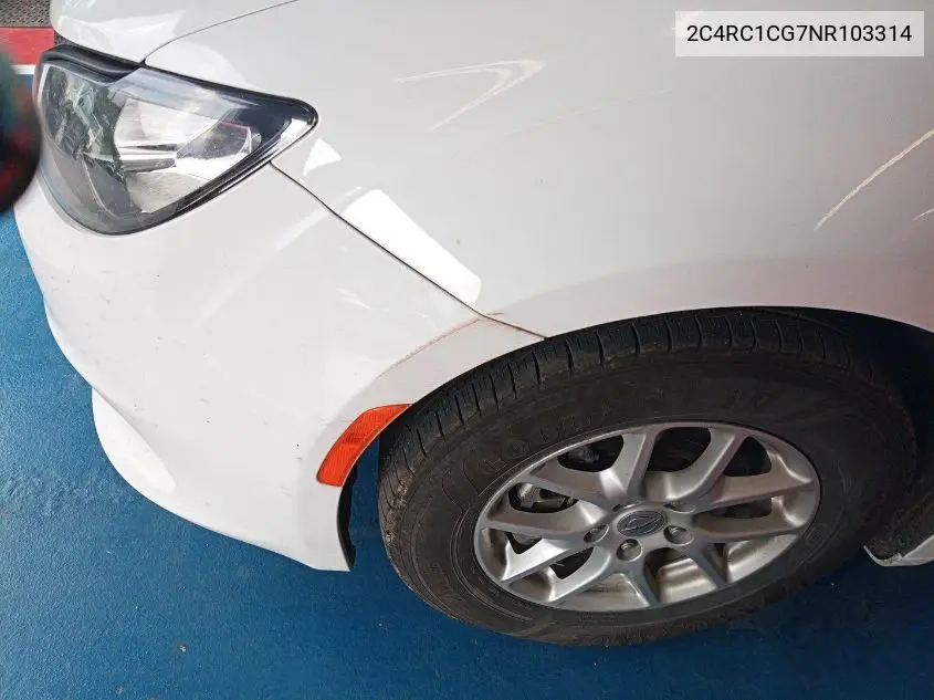 2022 Chrysler Voyager Lx VIN: 2C4RC1CG7NR103314 Lot: 42631323