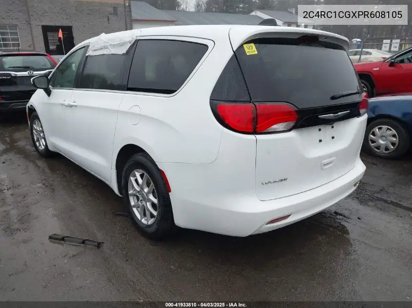 2023 Chrysler Voyager Lx VIN: 2C4RC1CGXPR608105 Lot: 41933810