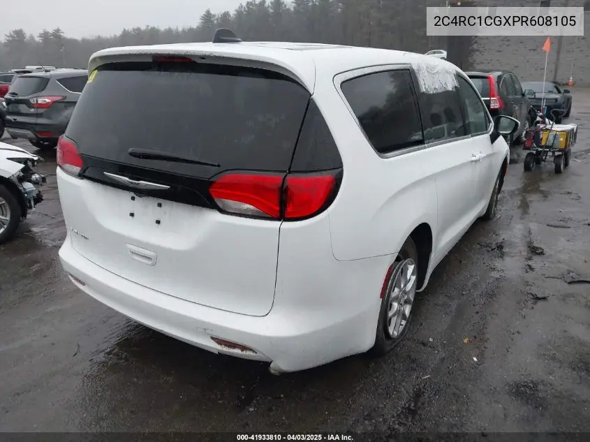 2023 Chrysler Voyager Lx VIN: 2C4RC1CGXPR608105 Lot: 41933810