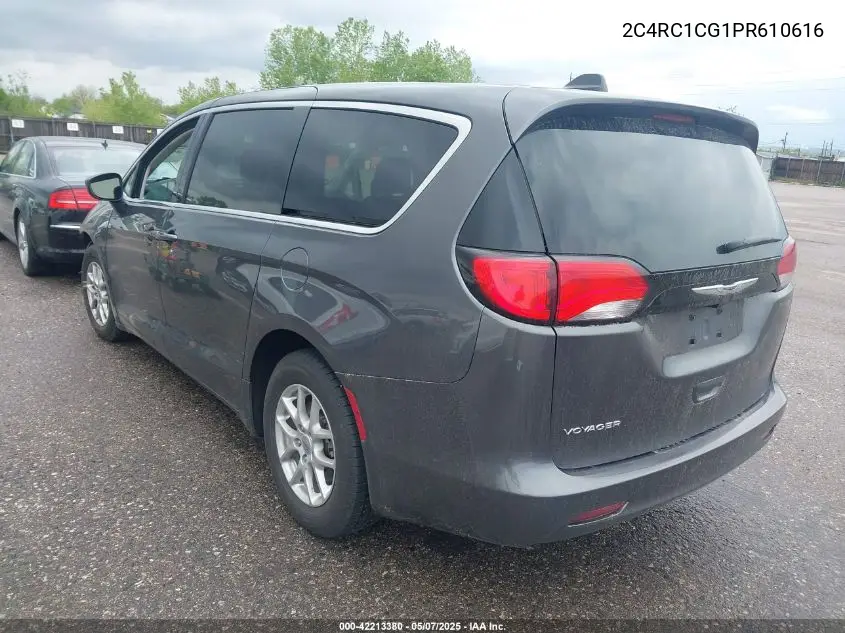 2023 Chrysler Voyager Lx VIN: 2C4RC1CG1PR610616 Lot: 42213380
