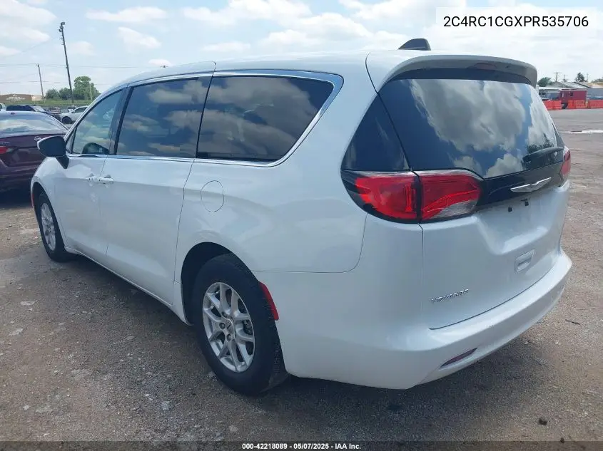 2023 Chrysler Voyager Lx VIN: 2C4RC1CGXPR535706 Lot: 42218089