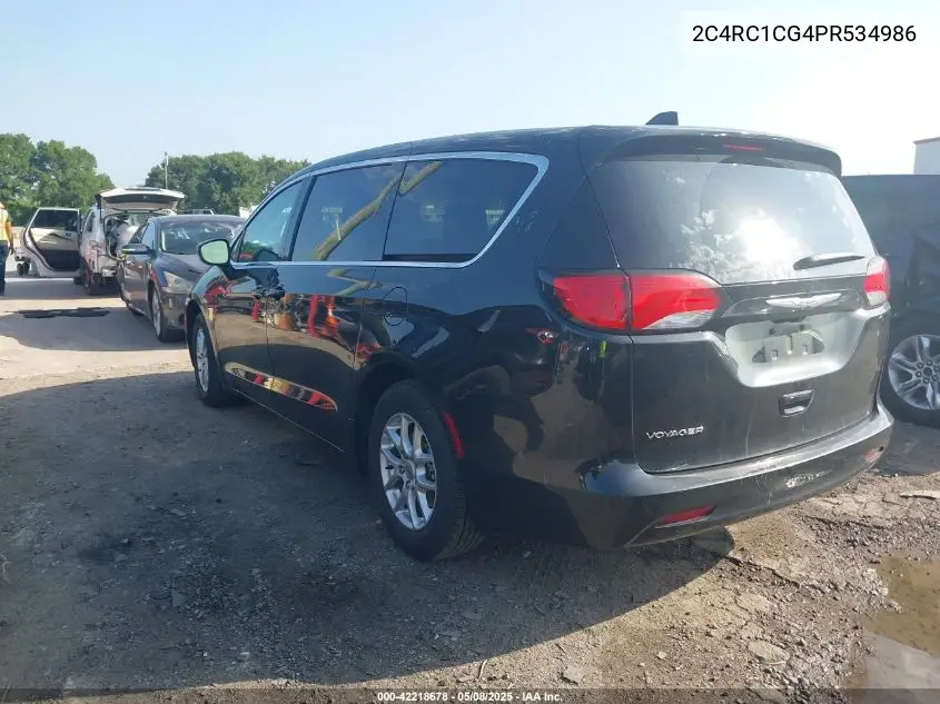 2023 Chrysler Voyager Lx VIN: 2C4RC1CG4PR534986 Lot: 42218678
