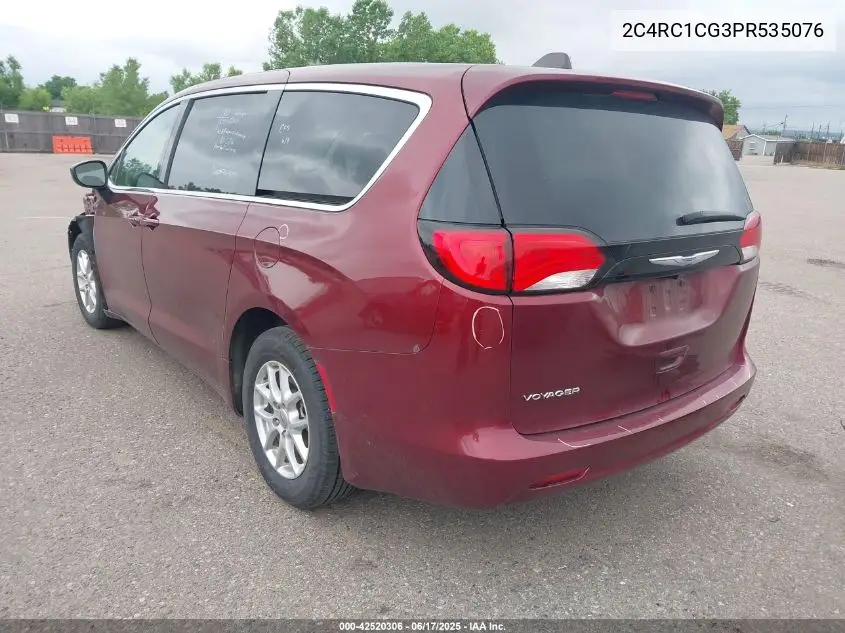 2023 Chrysler Voyager Lx VIN: 2C4RC1CG3PR535076 Lot: 42520306