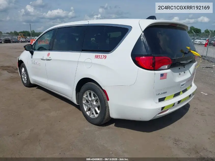 2024 Chrysler Voyager Lx VIN: 2C4RC1CGXRR192169 Lot: 42400633