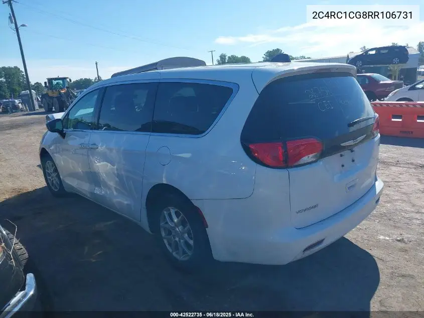 2024 Chrysler Voyager Lx VIN: 2C4RC1CG8RR106731 Lot: 42522735