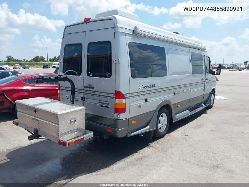 2005 Dodge Sprinter Van 2500 Shc VIN: WD0PD744855820921 Lot: 42542674