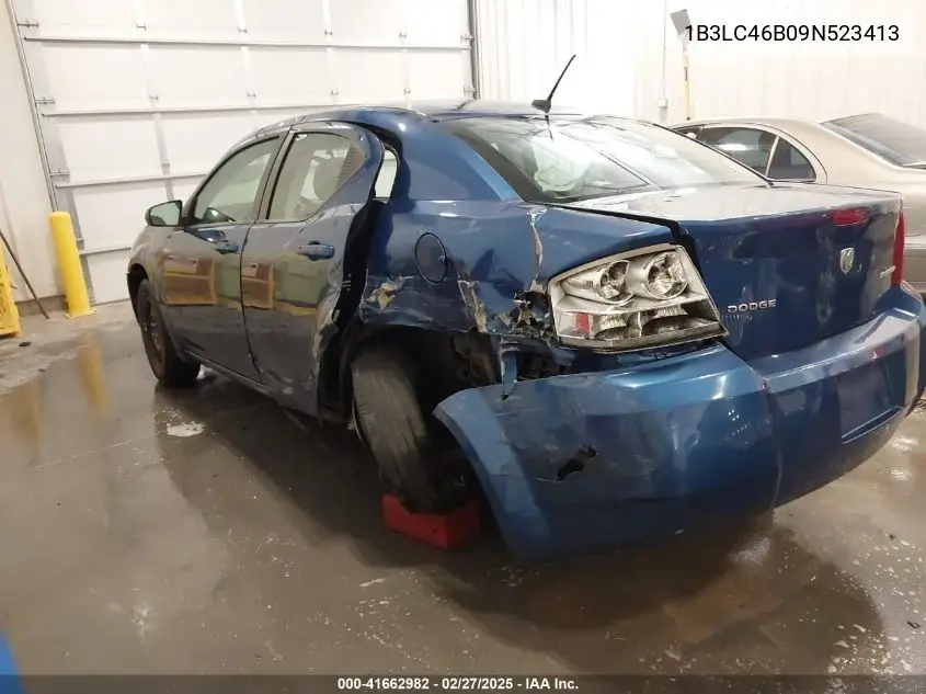 2009 Dodge Avenger Se/Sxt VIN: 1B3LC46B09N523413 Lot: 41662982