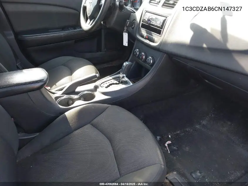 2012 Dodge Avenger Se VIN: 1C3CDZAB6CN147327 Lot: 42062064
