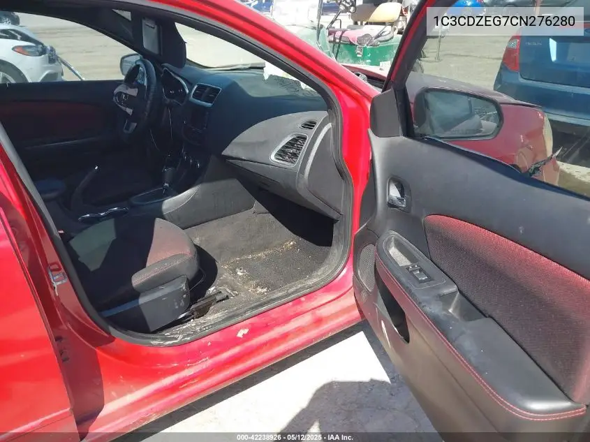 2012 Dodge Avenger Sxt Plus VIN: 1C3CDZEG7CN276280 Lot: 42238926