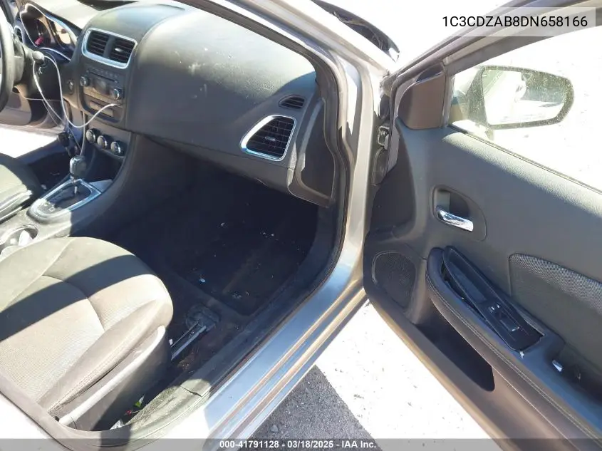 2013 Dodge Avenger Se VIN: 1C3CDZAB8DN658166 Lot: 41791128