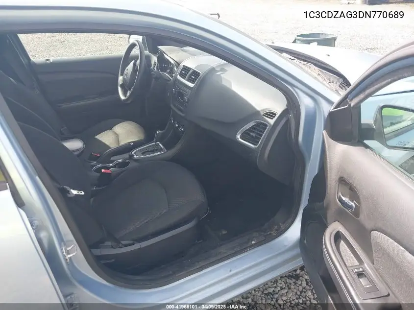 2013 Dodge Avenger Se V6 VIN: 1C3CDZAG3DN770689 Lot: 41966101