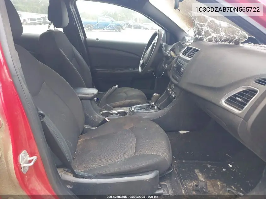 2013 Dodge Avenger Se VIN: 1C3CDZAB7DN565722 Lot: 42203305
