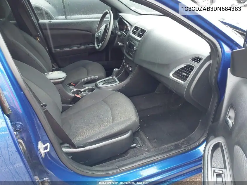2013 Dodge Avenger Se VIN: 1C3CDZAB3DN684383 Lot: 42217282