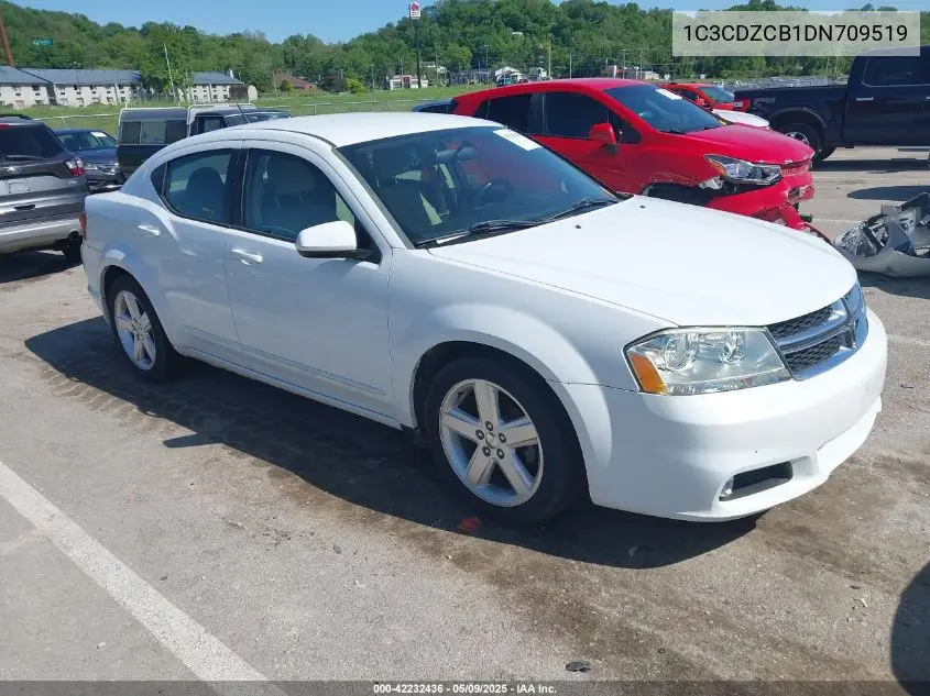 2013 Dodge Avenger Sxt VIN: 1C3CDZCB1DN709519 Lot: 42232436