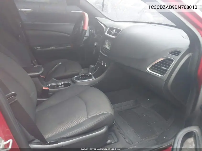 2013 Dodge Avenger Se VIN: 1C3CDZAB9DN708010 Lot: 42250727