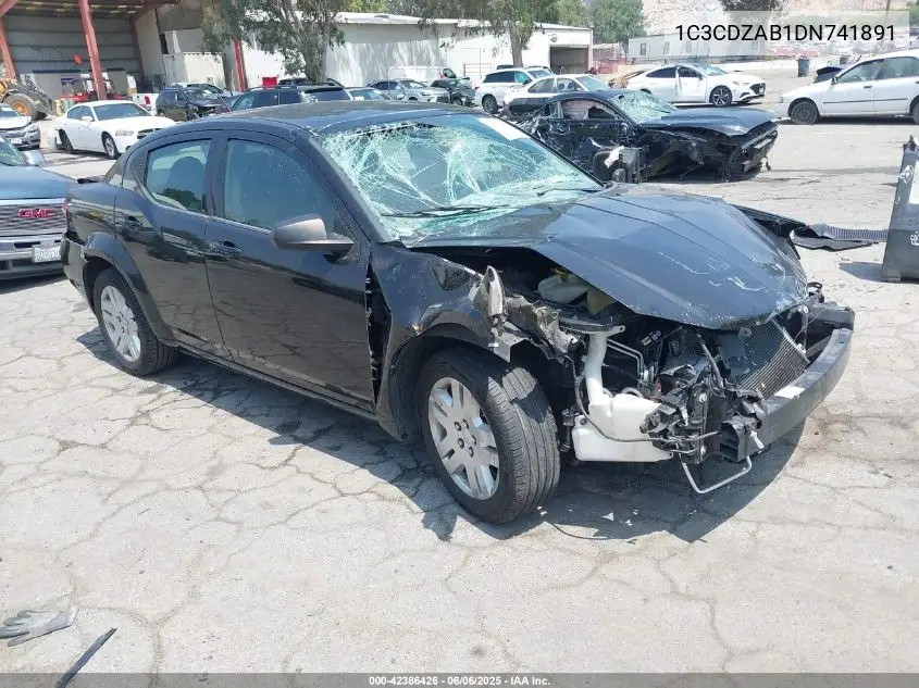 1c3cdzab1dn741891 1C3CDZAB1DN741891 2013 Dodge Avenger Se