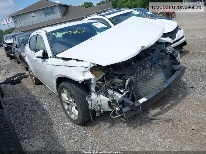 2013 Dodge Avenger R/T VIN: 1C3CDZBG2DN596628 Lot: 42617357