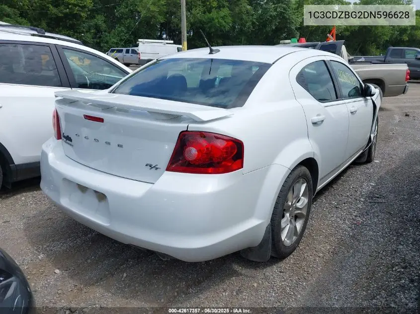 2013 Dodge Avenger R/T VIN: 1C3CDZBG2DN596628 Lot: 42617357