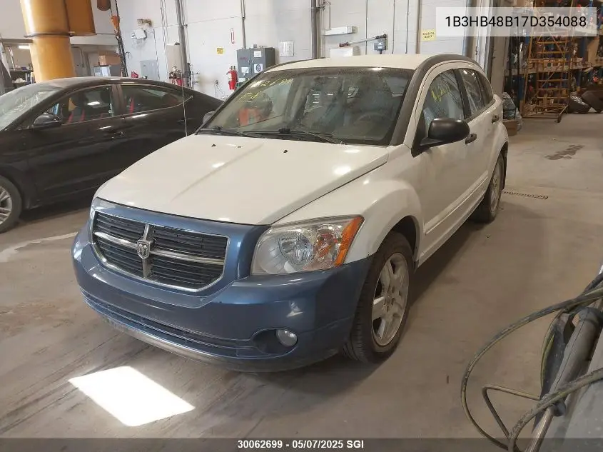 2007 Dodge Caliber Sxt VIN: 1B3HB48B17D354088 Lot: 30062699