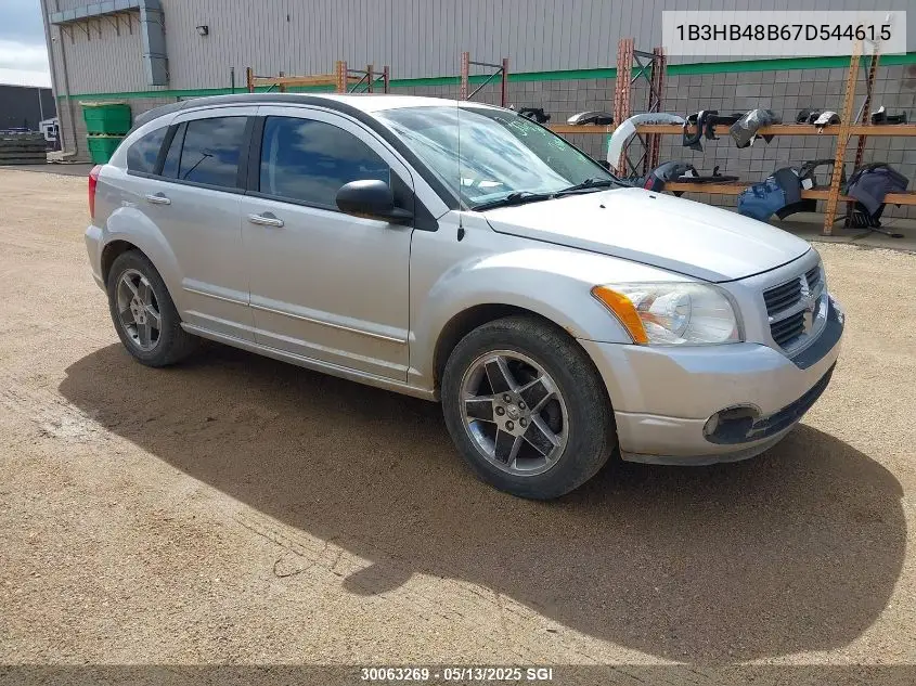 2007 Dodge Caliber Sxt VIN: 1B3HB48B67D544615 Lot: 30063269