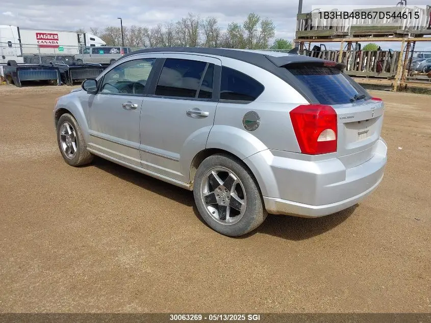 2007 Dodge Caliber Sxt VIN: 1B3HB48B67D544615 Lot: 30063269