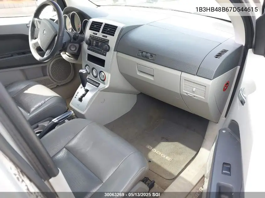 2007 Dodge Caliber Sxt VIN: 1B3HB48B67D544615 Lot: 30063269