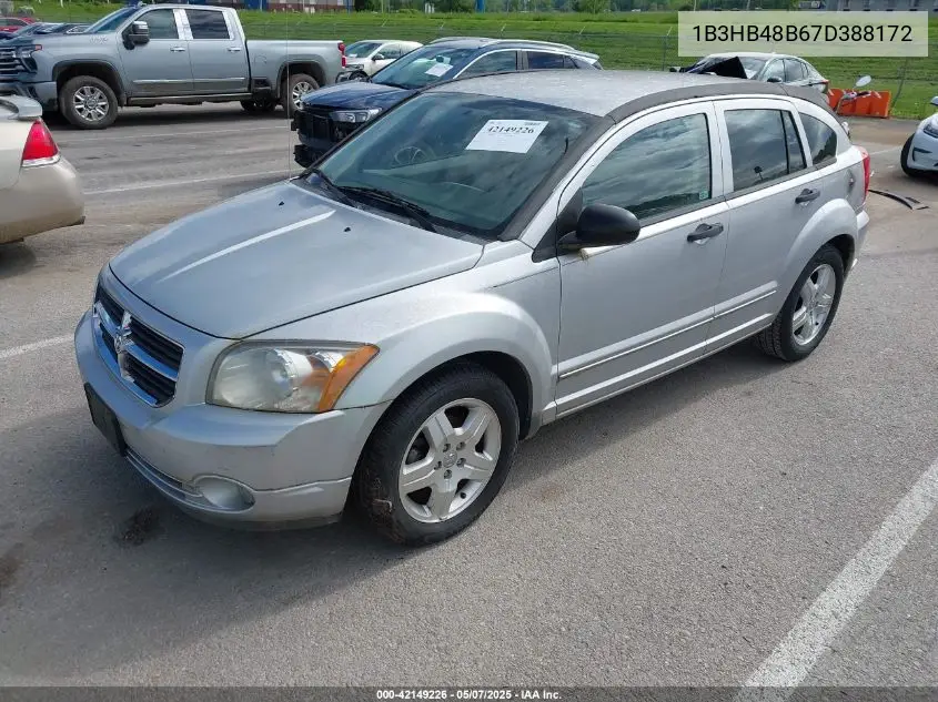 2007 Dodge Caliber Sxt VIN: 1B3HB48B67D388172 Lot: 42149226