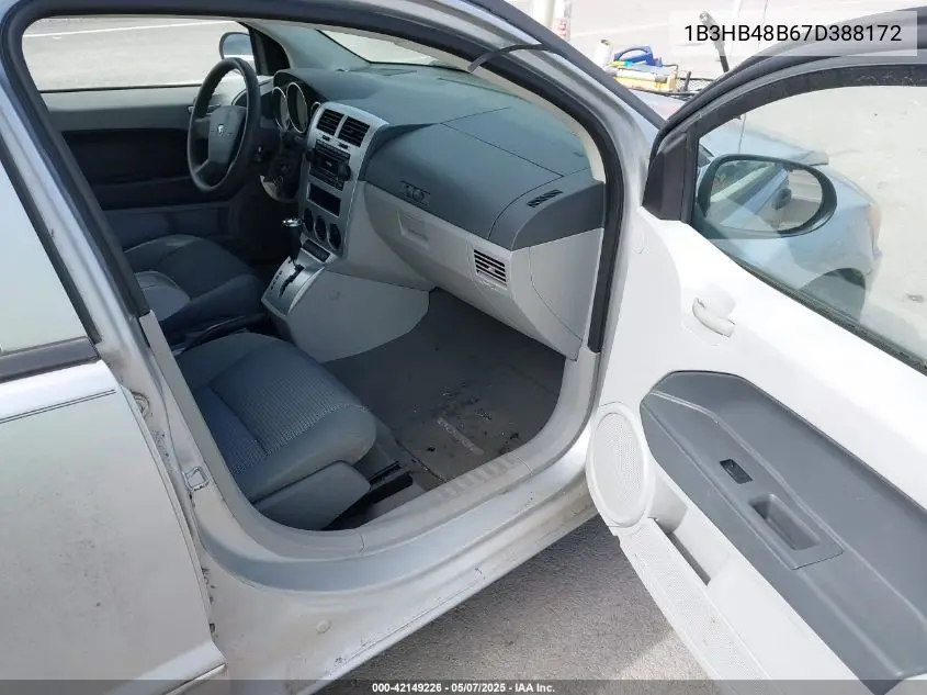 2007 Dodge Caliber Sxt VIN: 1B3HB48B67D388172 Lot: 42149226