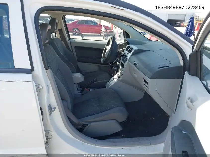 2007 Dodge Caliber Sxt VIN: 1B3HB48B87D228469 Lot: 42186416