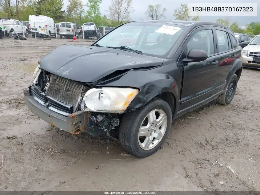 2007 Dodge Caliber Sxt VIN: 1B3HB48B37D167323 Lot: 42192488