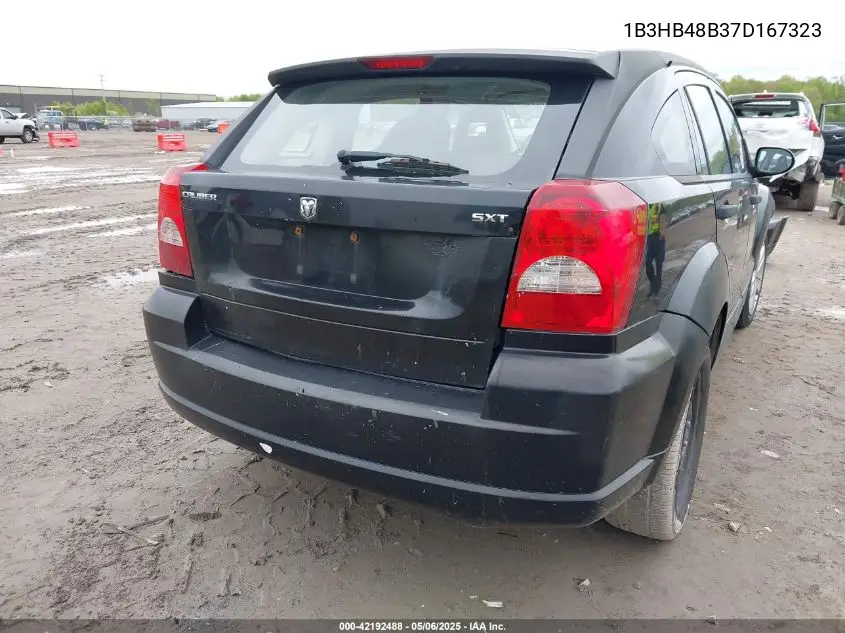 2007 Dodge Caliber Sxt VIN: 1B3HB48B37D167323 Lot: 42192488