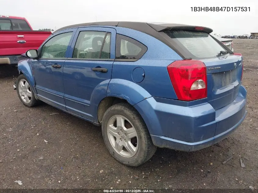 2007 Dodge Caliber Sxt VIN: 1B3HB48B47D157531 Lot: 42234198