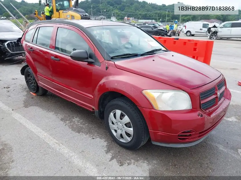 2007 Dodge Caliber VIN: 1B3HB28B97D183868 Lot: 42515943