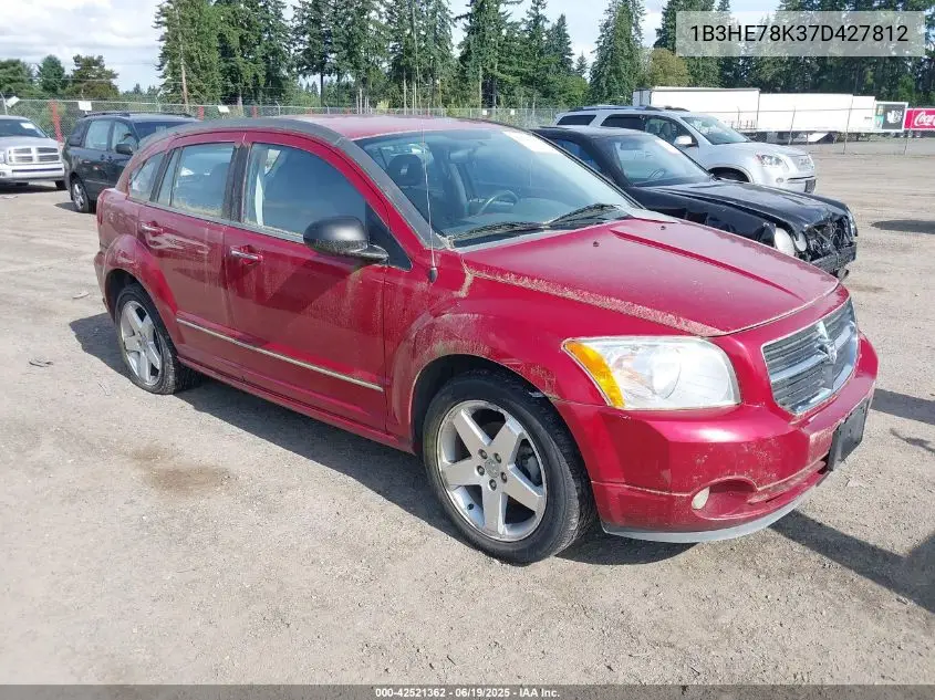 2007 Dodge Caliber R/T VIN: 1B3HE78K37D427812 Lot: 42521362