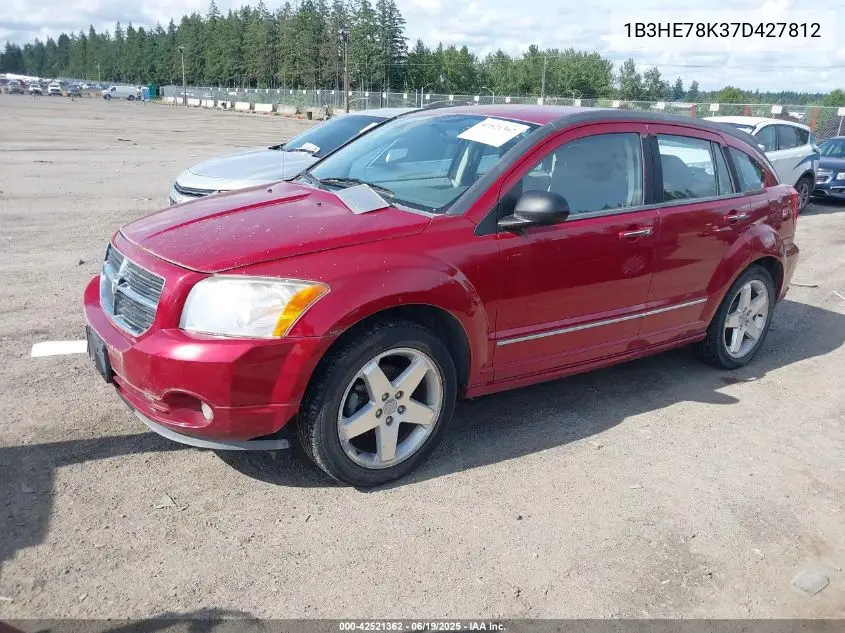 2007 Dodge Caliber R/T VIN: 1B3HE78K37D427812 Lot: 42521362