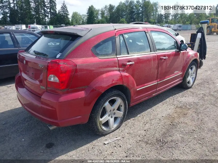 2007 Dodge Caliber R/T VIN: 1B3HE78K37D427812 Lot: 42521362