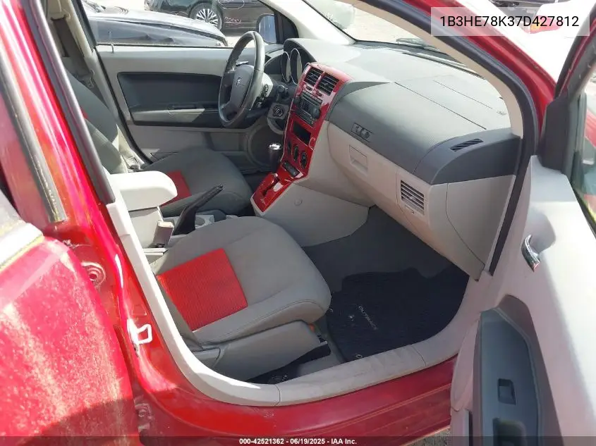 2007 Dodge Caliber R/T VIN: 1B3HE78K37D427812 Lot: 42521362