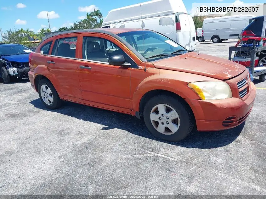 2007 Dodge Caliber VIN: 1B3HB28B57D282607 Lot: 42570799